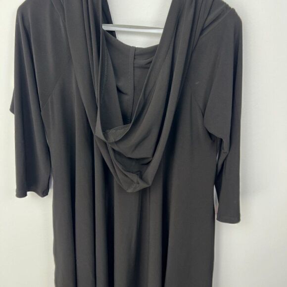 𝅺NWOT Joseph Ribkoff, Black Shirt, with Hood, Size 8 - Picture 3 of 4